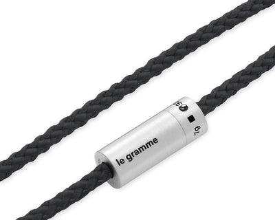black nato cable bracelet le 7g